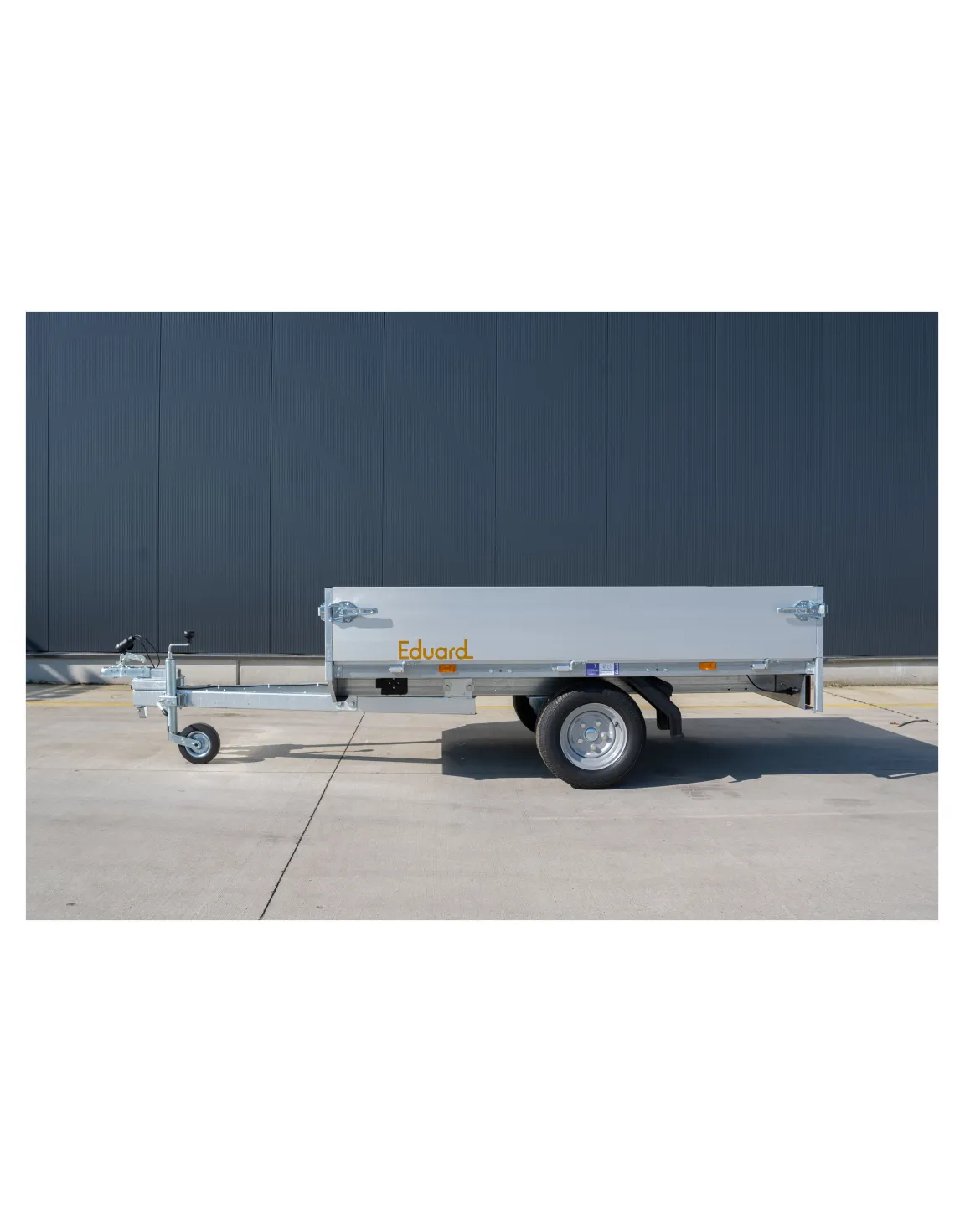 Unbraked single axle